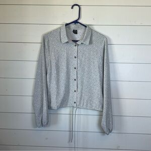 This&more long sleeve blouse women's large